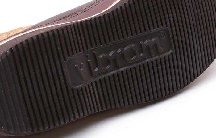 200-27W BROWN CHROMEXL×TAN LARAMIE SUEDEの靴底写真