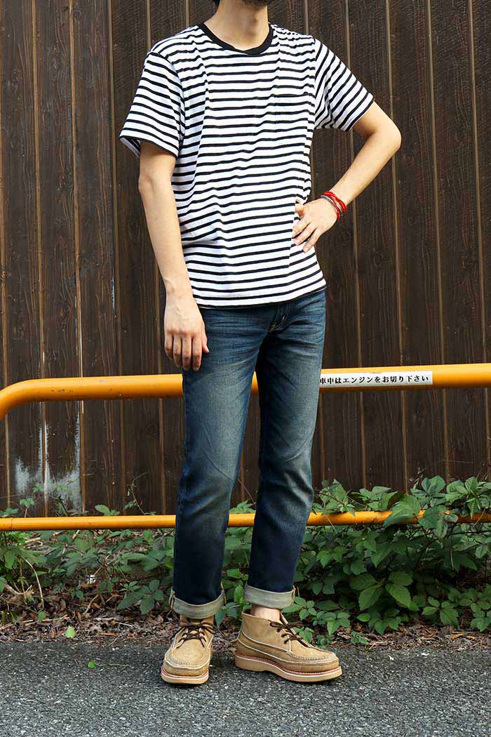 この靴をスタッフが履いてみたイメージ２